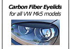 Carbon Fiber Eyelids for all VW Mk5 models