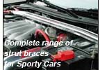A complete range of Freedom Design strut braces for many sporty cars
