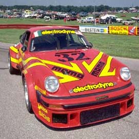 Electrodyne Porsche 934 from front