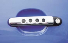 Door handle cover set, VW Golf Mk4/Mk5 2-door models (incl Rabbit/GTI), Audi TT; chrome