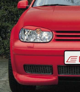 Kamei headlamp lid set, for VW Golf IV (Mk4) 1999-05, 'notched'