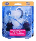 Hella High Performance bulbs, 9006 12V 55W; xenon blue