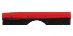 Rear brake light,16 inch w/4 holes & center cutout,40 LED